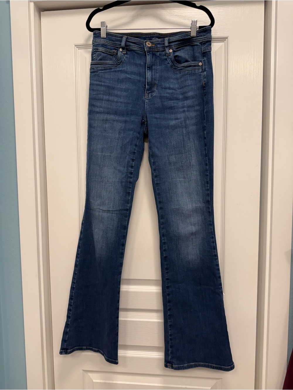 J. Jill Medium Blue Flare Jeans Size 8T